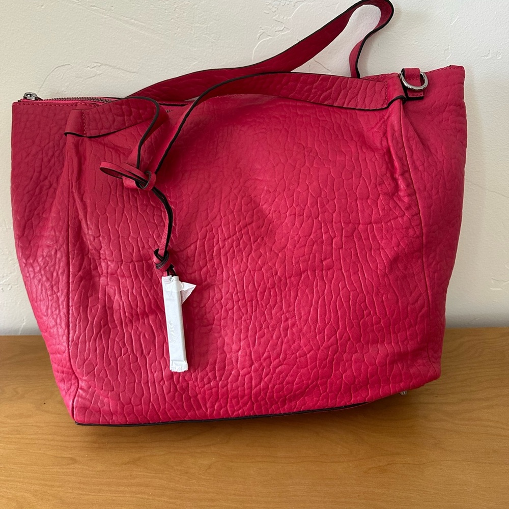 Vince Camuto Vibrant Pink Tote Bag